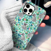 Koala Floral Pattern Individuelle Name Case-Mate iPhone Hülle