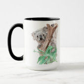 Koala Flüchtige Blick-A-Boo auf einer Tasse (Links)