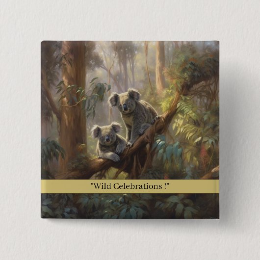 Koala Forest Dreams, Brauch Button (Vorderseite)