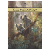 Koala Forest Dreams, Brauch Klemmbrett (Rückseite)