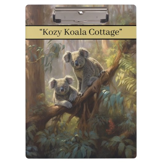 Koala Forest Dreams, Brauch Klemmbrett (Vorderseite)