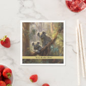 Koala Forest Dreams, Brauch Serviette (Beispiel)
