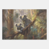 Koala Forest Dreams Geschenkpapier Set (Vorderseite 3)