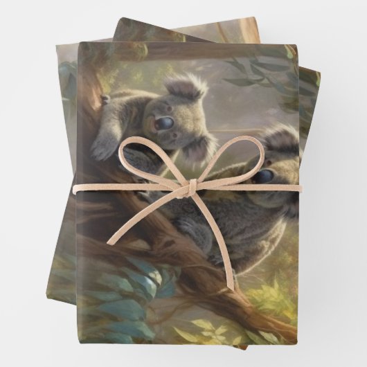 Koala Forest Dreams Geschenkpapier Set (Beispiel)