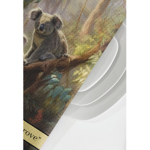 Koala Forest Dreams individuell anpassbar Geschirrtuch