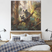 Koala Forest Dreams Leinwanddruck (Insitu (Schlafzimmer))