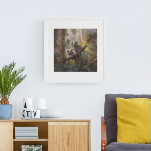 Koala Forest Dreams Poster