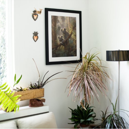 Koala Forest Dreams Poster