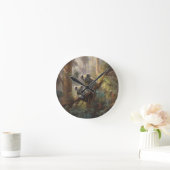 Koala Forest Dreams Runde Wanduhr (Zuhause)