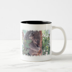 Koala-Foto-Kaffee-Tasse Zweifarbige Tasse