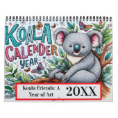Koala Friends: Ein Jahr des Art 2025/2026 Kalender (Titelbild)