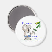 Koala Friends Magnet (Vorderseite/Rückseite)