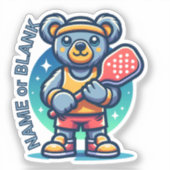 KOALA fügen Sie Ihren eigenen Text hinzu - Pickleb Aufkleber (Vorderseite)