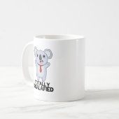 Koala-Funny Koala Bear Pun Kaffeetasse (Vorderseite Links)