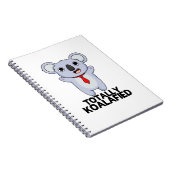 Koala-Funny Koala Bear Pun Notizblock (Rechte Seite)