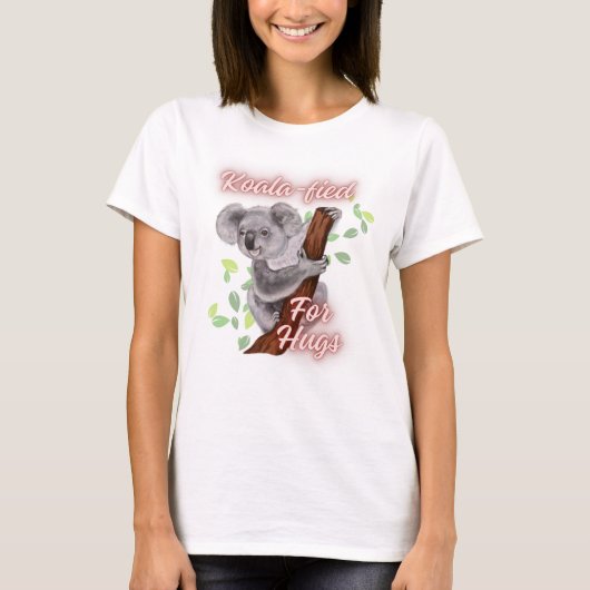 Koala für Hugs T-Shirt (Vorderseite)