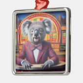 Koala Game Show Host Ornament Aus Metall (Links)