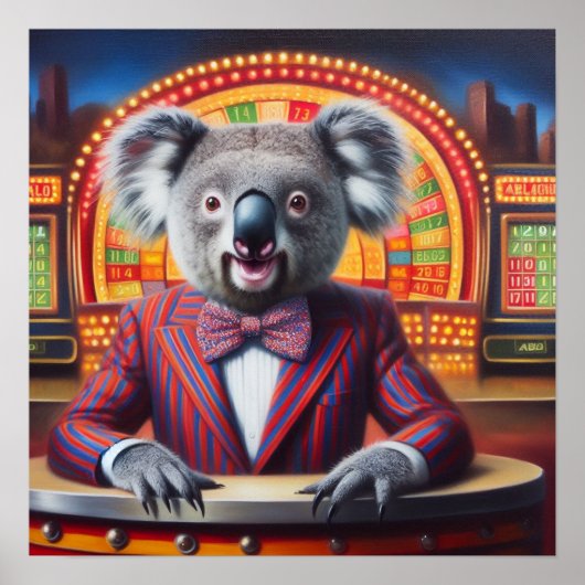 Koala Game Show Host Poster (Vorne)