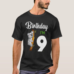 Koala Geburtstag 9. Mädchen 9 Jahre alt Koalas Kin T-Shirt