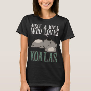 Koala Girl, die Koalas Bear Australia Liebe T-Shirt