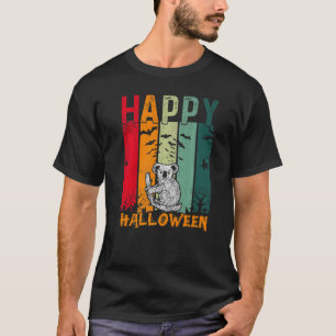 Koala Girls Boys Retro Stil Halloween Abendessen P T-Shirt