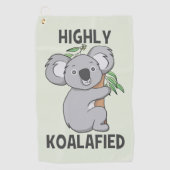 Koala Golfhandtuch (Vorderseite)
