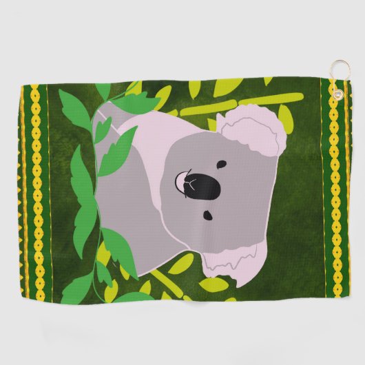 Koala Golfhandtuch (Horizontal)