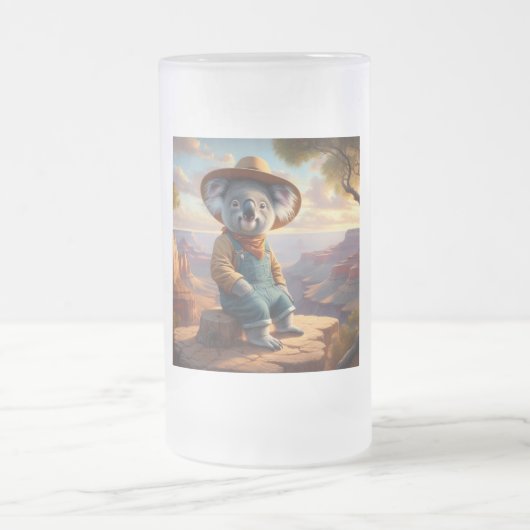 Koala Grand Canyon Mattglas Bierglas (Mittel)