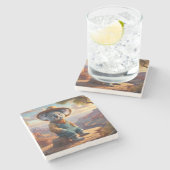 Koala Grand Canyon Steinuntersetzer (Seitenansicht)