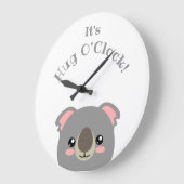 Koala Große Wanduhr (Winkel)