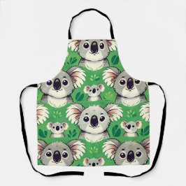 Koala grüne Schürze