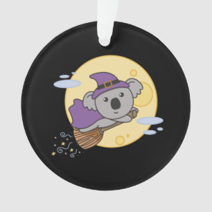 Koala Halloween Hexenkids Hexenkostüm Ornament