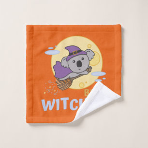 Koala Halloween Hexenkinder Hexen die besten Hexen Waschlappen