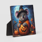Koala Halloween-Kostüm Fotoplatte (Vorderseite)