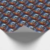 Koala Halloween-Kostüm Geschenkpapier (Ecke)