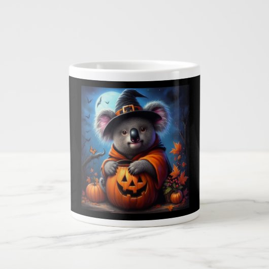 Koala Halloween-Kostüm Jumbo-Tasse (Vorderseite)