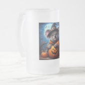 Koala Halloween-Kostüm Mattglas Bierglas (Vorderseite Links)