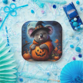 Koala Halloween-Kostüm Pappteller (Party)