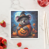 Koala Halloween-Kostüm Serviette (Beispiel)