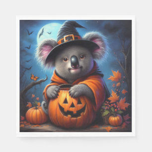 Koala Halloween-Kostüm Serviette