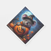Koala Halloween-Kostüm Serviette (Ecke)