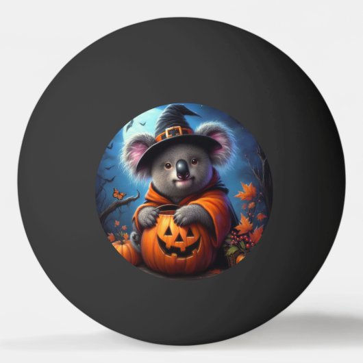 Koala Halloween-Kostüm Tischtennisball (Vorderseite)