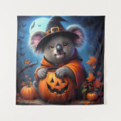 Koala Halloween-Kostüm Wandteppich (Vorderseite)