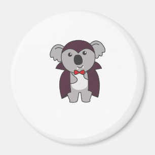 Koala Halloween Niedlicher Teufel Kinder Vampirkos Magnet