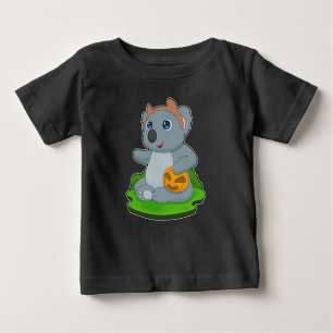 Koala Halloween Pumpkin Baby T-shirt