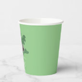 Koala Hand Drawn Animal Green Birthday Party Pappbecher (Links)