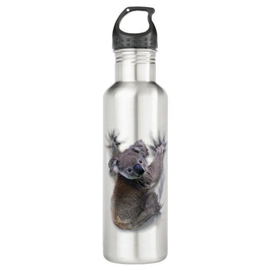 Koala Hang auf dem Niedlichen Bär Australien Tier Edelstahlflasche (Vorderseite)