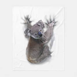 Koala Hang auf dem Niedlichen Bär Australien Tier Fleecedecke