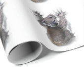Koala Hang auf dem Niedlichen Bär Australien Tier Geschenkpapier (Rolleneckpunkt)