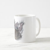 Koala Hang auf dem Niedlichen Bär Australien Tier Kaffeetasse (VorderseiteRechts)